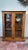 English Glazed Oak Display Bookcase Cabinet, 1900s For Sale - Image 11 of 18