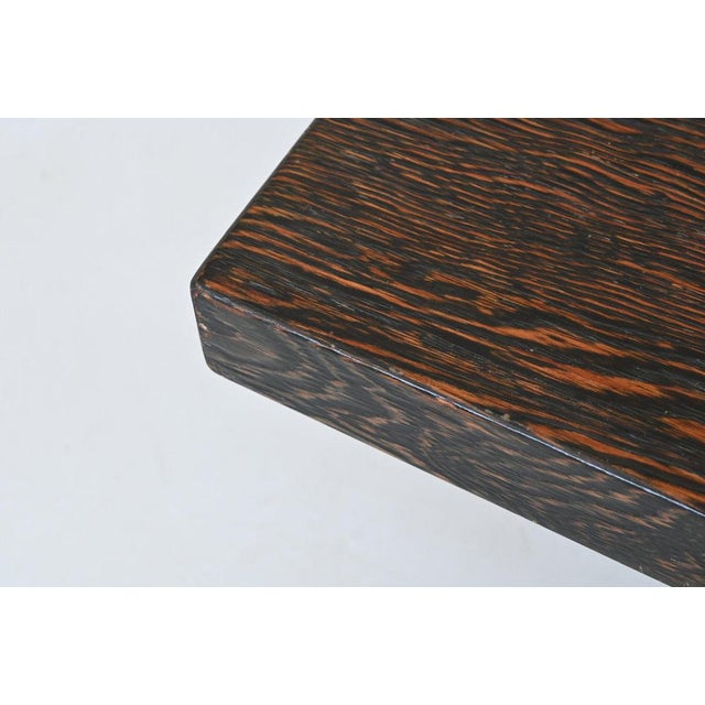 Mid-Century Brutalist Square Coffee Table, France, 1970s For Sale - Image 12 of 18