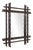 Black Forest Rustic Handcarved Mirror, 1870s For Sale