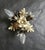 Silver Vintage Florentine Floral Hand-Forged Silver-Plated 3-Light Flush Mount from Banci Firenze, Italy, Florence 1960s, Set of 5 For Sale - Image 8 of 18