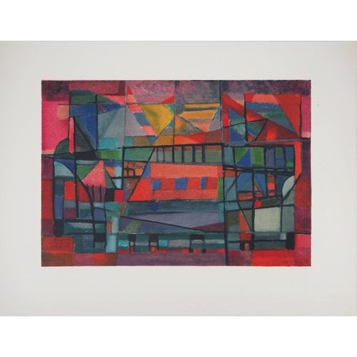 Alfred Manessier, The Construction of the Arch, Lithograph For Sale - Image 5 of 5