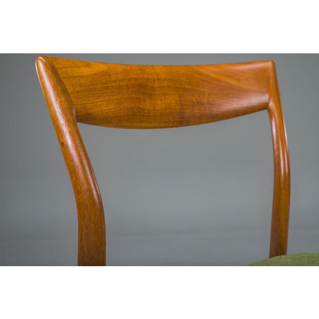 Set of Dining Teak Chairs attributed to R. Borregaard for Viborg, 1970s For Sale - Image 9 of 14