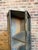 Gray Antique Industrial Galvanized Steel Angled Shelving Unit For Sale - Image 8 of 16