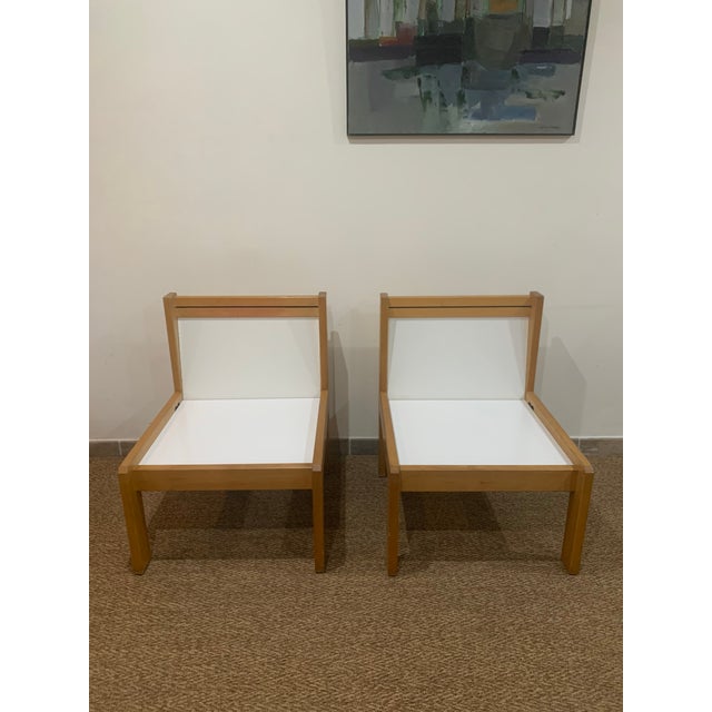 Set of Lounge Chairs attributed to André Sornay, 1960s For Sale - Image 6 of 7