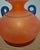 1980s VNTG Franco Moretti Murano Scavo Glass Vase Signed Orange Blue Amphora Mint Condition For Sale In West Palm - Image 6 of 8
