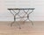 19th Century French Wrought Iron Table with Marble Top, Signed Emile Paul For Sale In Atlanta - Image 6 of 8