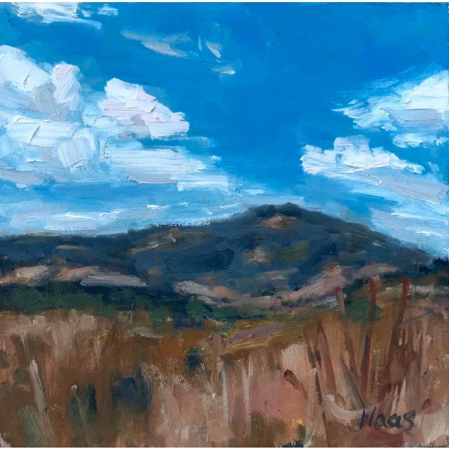 Contemporary Oil Painting, Twin Sisters Mountain For Sale