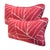 Abstract Pair of Thibaut Geometric Pink & White Lumbar Pillows For Sale - Image 3 of 7