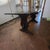 Rustic Walnut-Stained Fratino Table with Sawhorse Legs For Sale - Image 10 of 12