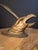Victorian Antique Cast Iron Eagle Head Tabletop Nutcracker Mechanical Lever Brass Wash Finish For Sale - Image 3 of 18