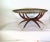 Carlo Di Carlo Italian 6 Leg Spider Leg Juniper Wood Table W/Heavy Brass Moroccan Top Attributed to Carlo Di Carli For Sale In Boise - Image 6 of 7
