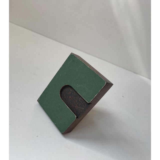Brown Mid-Century Modern Industrial Pillar Guided Toolmakers Cigar Cutter in Steel, 1960s For Sale - Image 8 of 10