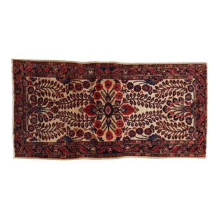 Antique Mohajeran Sarouk Rug Runner - 2'1" X 4' For Sale