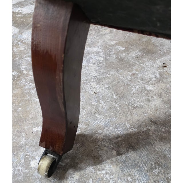 Early 20th Century Georgian Revival Wingback Chair For Sale - Image 9 of 13