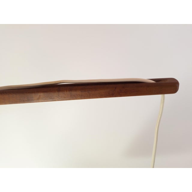 Wood Mid-Century Modern Teak Wall Lamp with Swiveling Arm, 1950s For Sale - Image 7 of 14