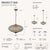 Wayfair & OS: Gracefully aged and artfully finished, this vintage crystal chandelier features a unique antique bronze tone...