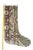 Ornate Vintage Kilim Christmas Stocking, Sage & Brown Floral Border, 11.8 X 17.7 in – One of a Kind Turkish Decor For Sale - Image 6 of 7