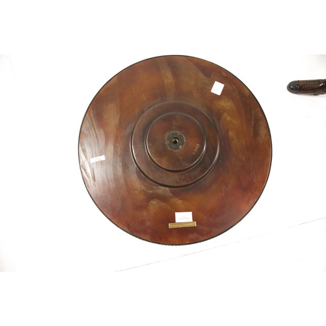 Vintage Theodore Alexander Pedestal Side Table For Sale - Image 11 of 14