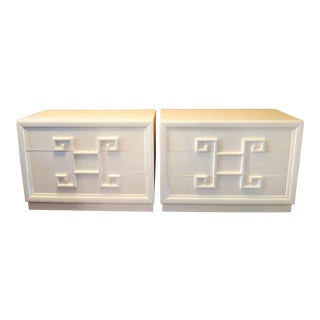 Kittinger Mandarin Greek Key Chests of Drawers - a Pair For Sale