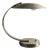 French Art Deco Nickel Arc Table Lamp by Pierre Disderot for Soka, France, 1970s For Sale