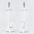Chinoiserie Pair of Vintage Chinoiserie White Tole Palm Tree and Figurine Table Lamps For Sale - Image 3 of 12