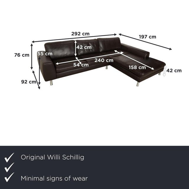 The Willi Schillig leather corner sofa embodies timeless elegance, high-quality craftsmanship, and exceptional seating...
