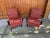 Set of Red Lounge Chairs by Jindrich Halabala for Up Zavody, 1930s For Sale - Image 9 of 13
