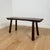 Rustic bench in solid elm, wabi-sabi style, mid-20th century. This solid wood bench captivates with its organic silhouette...