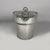 Italian Round Aluminum Pot with Lid, 1930s For Sale - Image 3 of 16