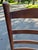 Beautiful set of dark wood and rush seat ladder back chair. These are in great vintage condition and are sturdy. The seat...