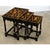 English Painted Nesting Tables with Découpage For Sale - Image 4 of 10
