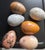 Contemporary Vintage Italian Polished Alabaster Eggs-6 Pieces For Sale - Image 3 of 6