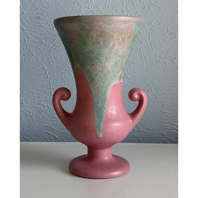 Camark Pottery Double-Handled Vase For Sale - Image 12 of 12