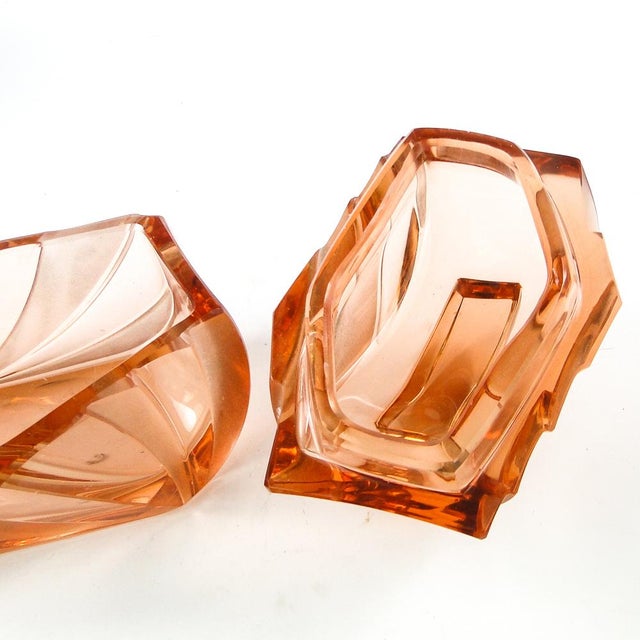 Art Deco Czechoslovakian Candyer from Moser, 1930s For Sale - Image 11 of 16