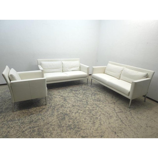 Jason Suite Two-Seater Armchair Sofa in White by Walter Knoll For Sale - Image 14 of 18