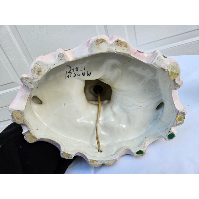 Italian Cherub and Lyre Cornucopia Lamp For Sale - Image 13 of 18