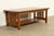 An exceptional Mission or Arts & Crafts style two-tier tile top spindle coffee table By L. & J.G. Stickley USA, 2004...