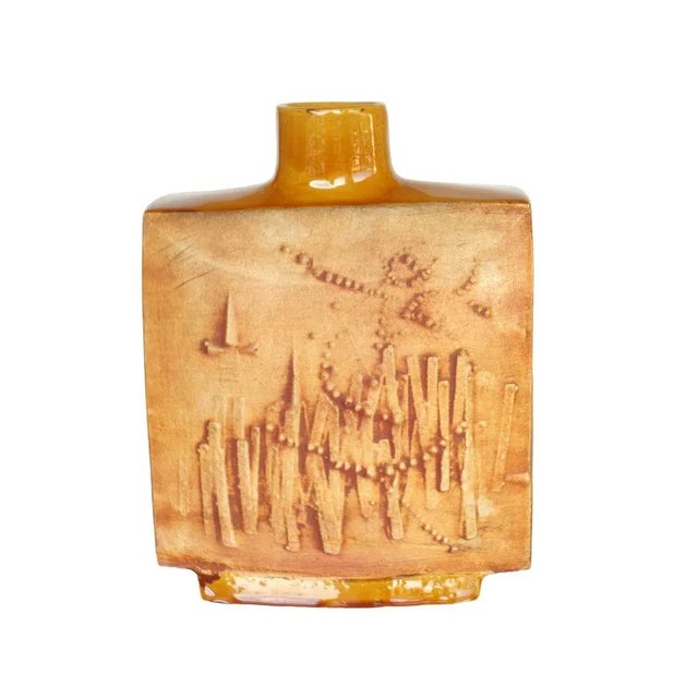 Abstract Art Ceramic Vase from Gilbert Portanier, Vallauris, France, 1950s For Sale - Image 6 of 6