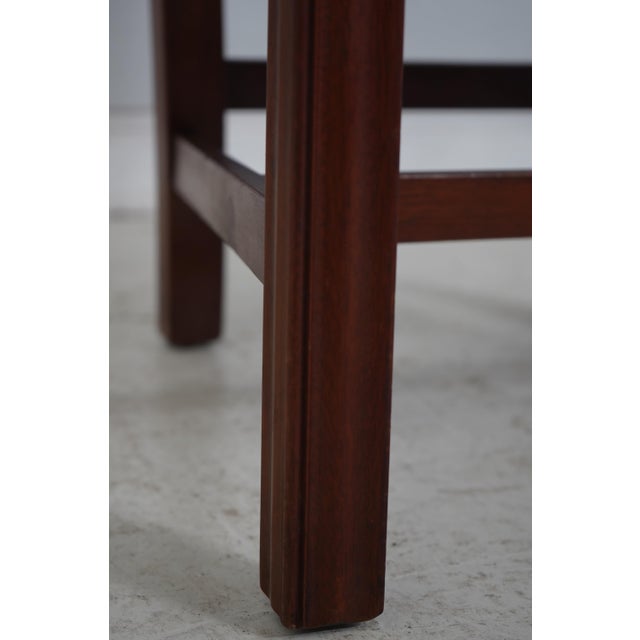 Set of 4 Biggs Mahogany Ribbon Back Dining Chairs For Sale - Image 15 of 18