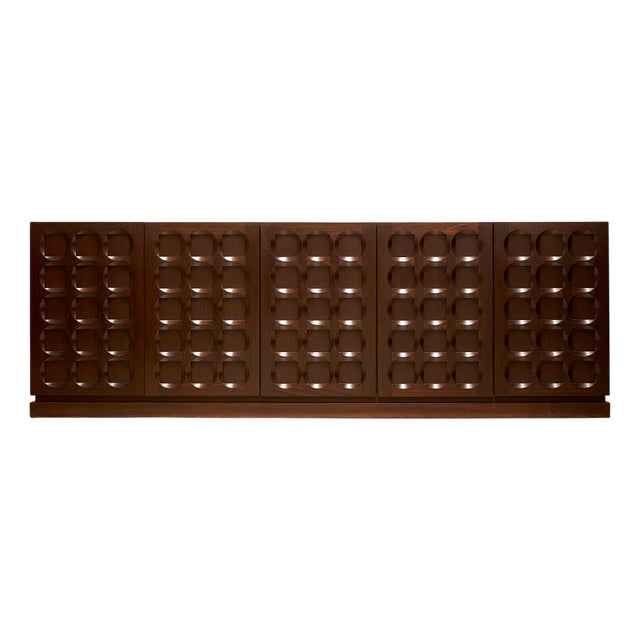 Brutalist Sideboard attributed to Frans Defour, Belgium, 1970s For Sale