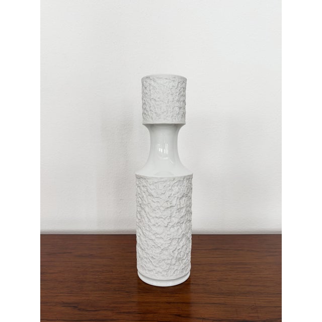 Ceramic White Porcelain Vase by Royal Pozellan Bavaria, Germany, 1970s For Sale - Image 7 of 7