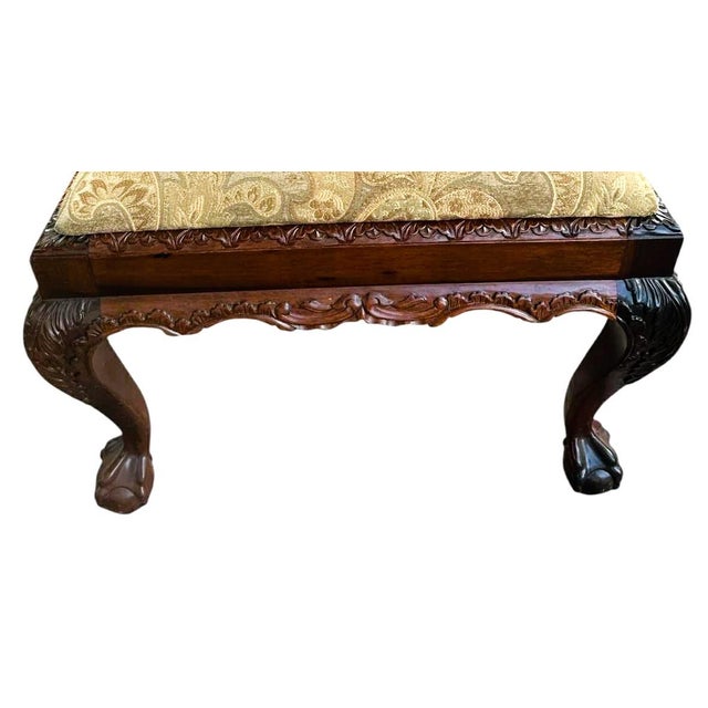 Solid Mahogany Chippendale Dining Chairs - Set of 8 Including 2 Armchairs - Circa Mid 20th Century For Sale In Saint Louis - Image 6 of 8