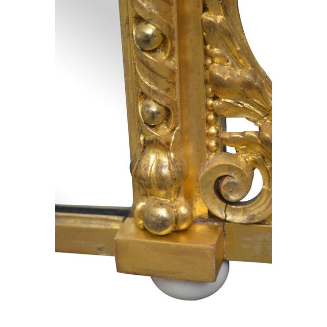 Antique Victorian Giltwood Wall Mirror, 1890s For Sale - Image 14 of 18