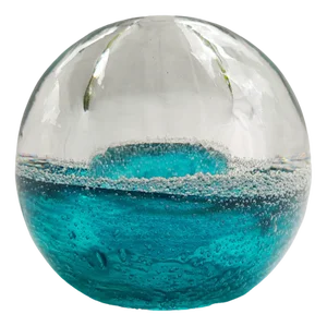 Blown and Bubbled Glass Perfume Burner from Murano