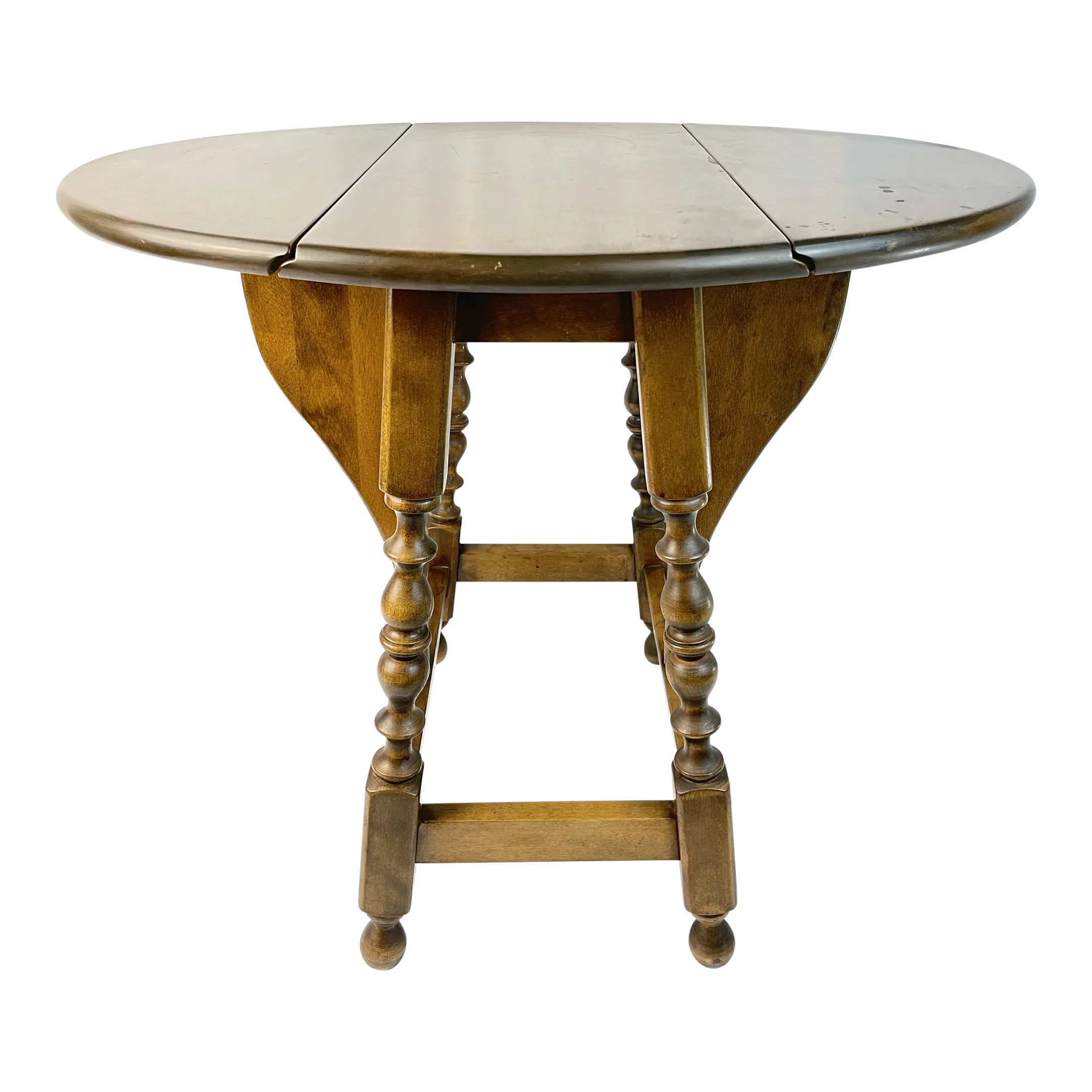 家具 Vintage small butterfly table Mid 20th Century Vintage Butterfly Drop Leaf Side Table | Chairish