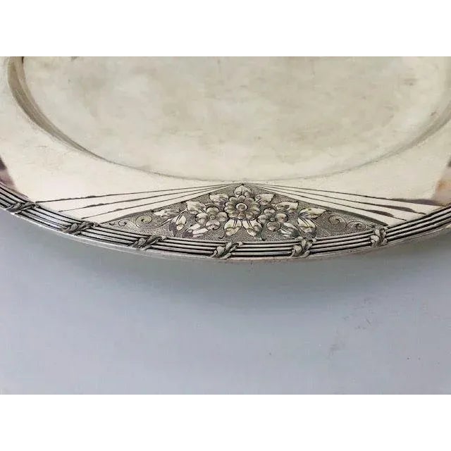 Vintage International Silver Company BARBOUR S.P. Co. 36 Y /14 Serving Platter /Tray , Polished in very good condition,...