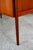 1960s Mid Century Danish Modern Desk Executive Teak 7 Drawer Floating Doors Locking Nm For Sale - Image 11 of 12