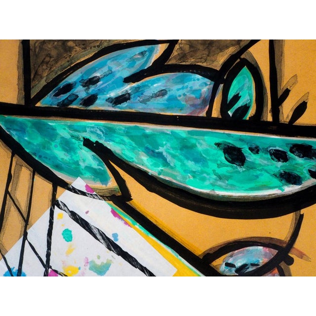 Jacques Poli, Perruches dans le jardin, Lithograph For Sale - Image 9 of 10