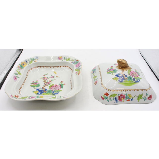 Spode English Spode Stone China Square Vegetable Dish For Sale - Image 4 of 8