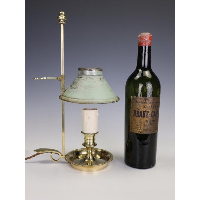 Antique 19th Century French Brass and Tôle Bouillotte Desk Lamp, 1900 For Sale - Image 17 of 18